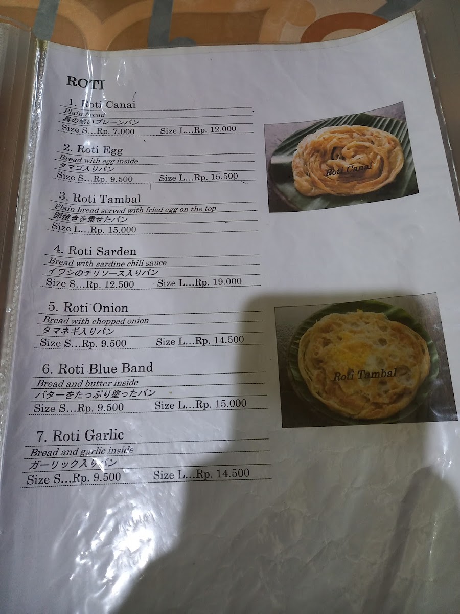 Warung Bunana Menu - Image 5